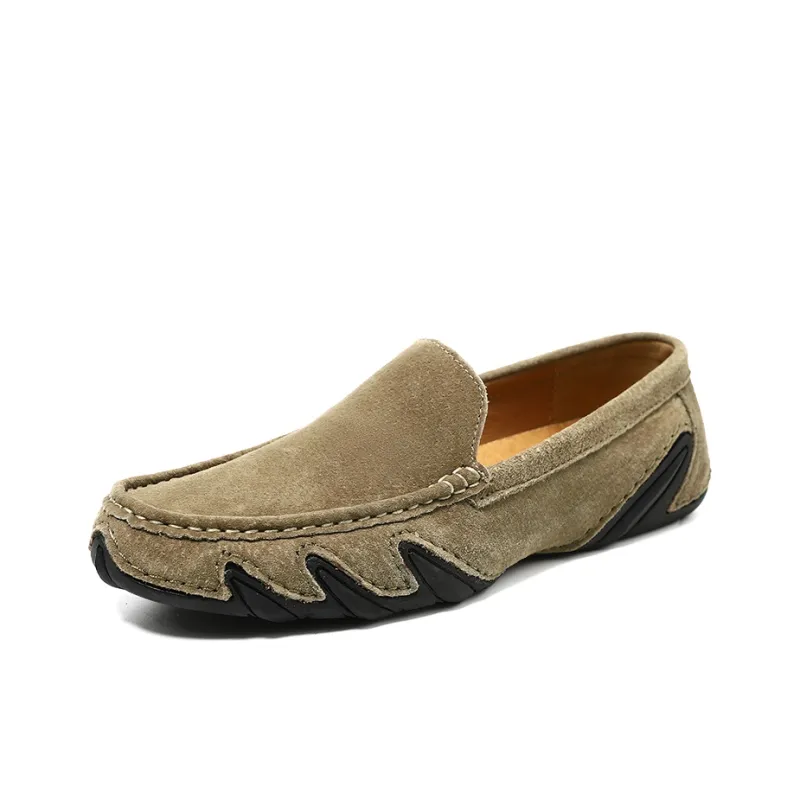 Bull charm Men's Casual Shoes Men Low Top Black/Khaki/Gray/Brown-6