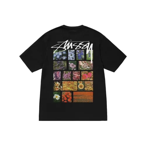Stussy SS23 Floral Print Crew Neck Pullover T Shirt