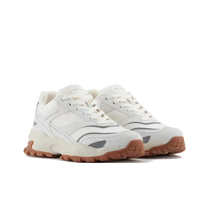 ARMANI EXCHANGEAE Low Top Casual Shoes Men's White-1