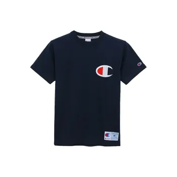 Champion T Shirt Unisex Dark Blue Japan Version