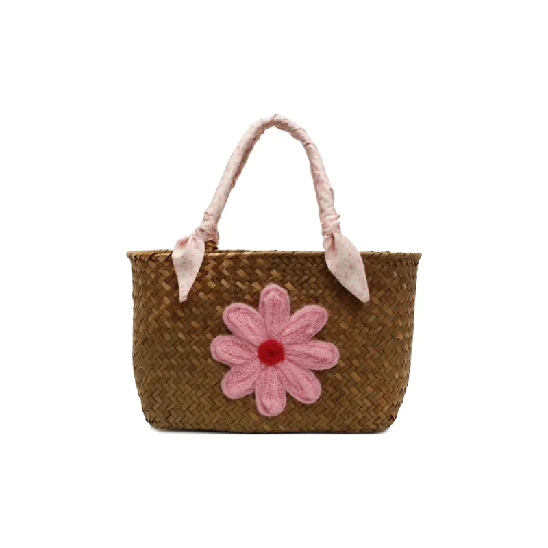 Debecca Straw Woven Handbag Women's Multicolor-8