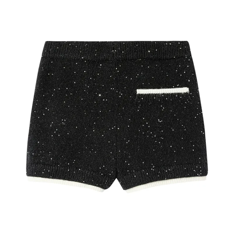 Ouyang Casual Shorts Women's Black-1