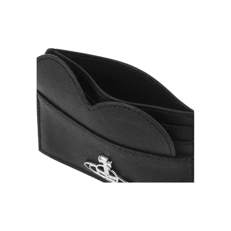 Vivienne Westwood Logo Plaque Heart Card Holder-4