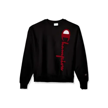 Champion Sweatshirt US Version Unisex Black