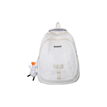 BRABOSTON Nylon Backpack Regular Unisex Black/Red/White/Brown