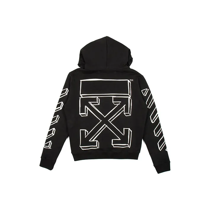 OFF-WHITE Chain Arrow Slim Hoodie-0