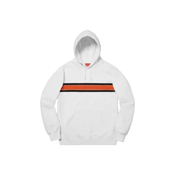 Supreme Chest Stripe Logo Hooded Sweatshirt