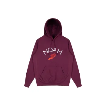 NOAH Winged Foot Embroidered Hoodie