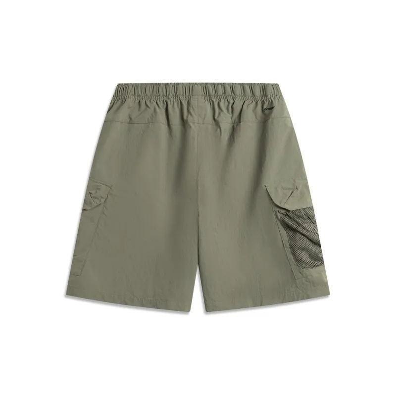 LiNing CF Tracing Cargo Shorts Men's Ming Tea Green-1