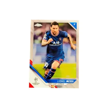 Topps Messi Large Paris Barcelona Chrome Base Collectible Card Sports Cards 1 Piece