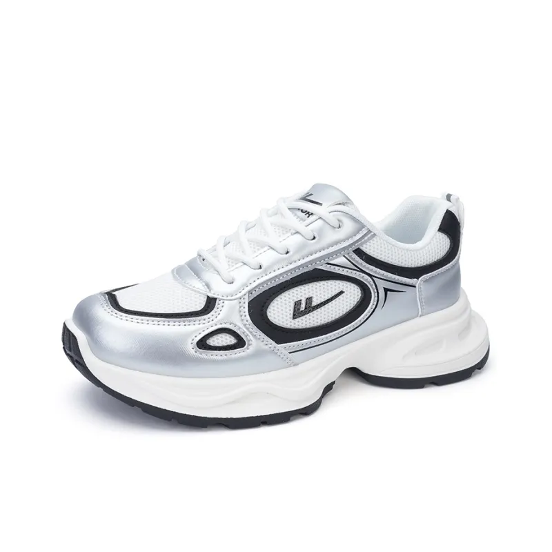 Warrior Wear resistant Non slip And Breathable Low Top Chunky Sneakers Women's-1