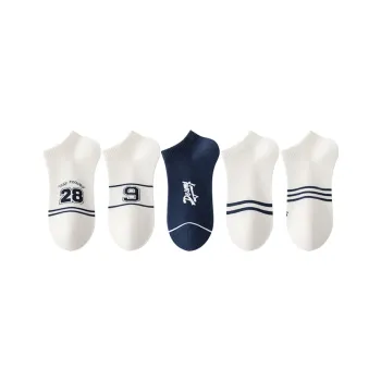 SHIWAJI No Show Socks Men's 5 Pack