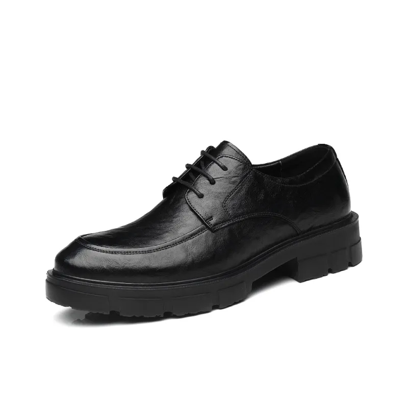 Shanpijiang Men's Casual Shoes Men Low Top Black-0