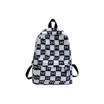 URBAN FOREST Nylon Backpack Unisex Black/Purple/Green/Blue