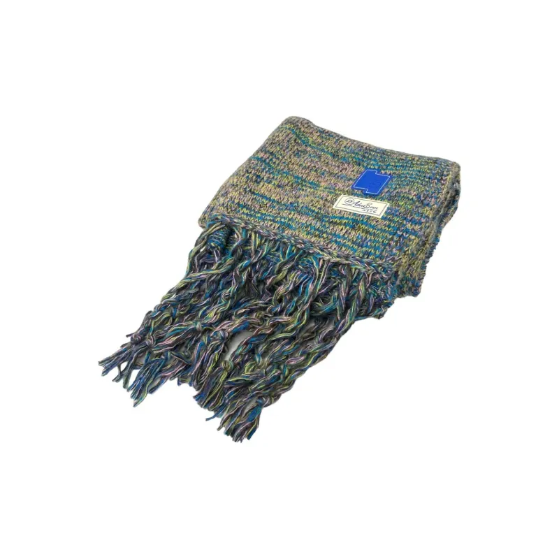 ADER ERROR Wool Knit Scarves Unisex Blue-1