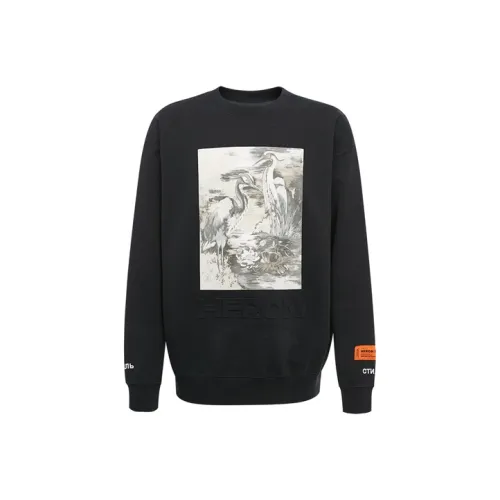 HERON PRESTON Sweatshirts Men Black