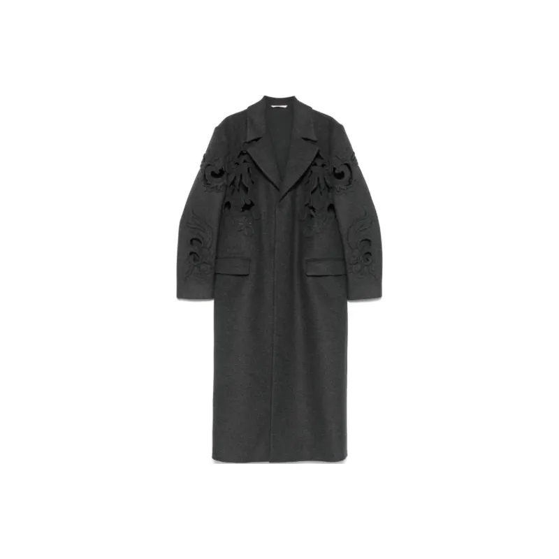 Valentino Coats Men Gray-0