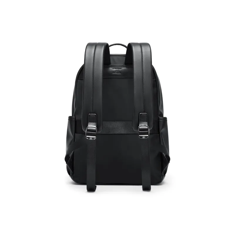 SEPTWOLVES PVC Large Capacity Computer Backpack For Travel And Students Unisex Black-2