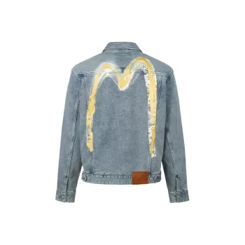 EVISU SS25 Denim Jacket Men's Denim Blue