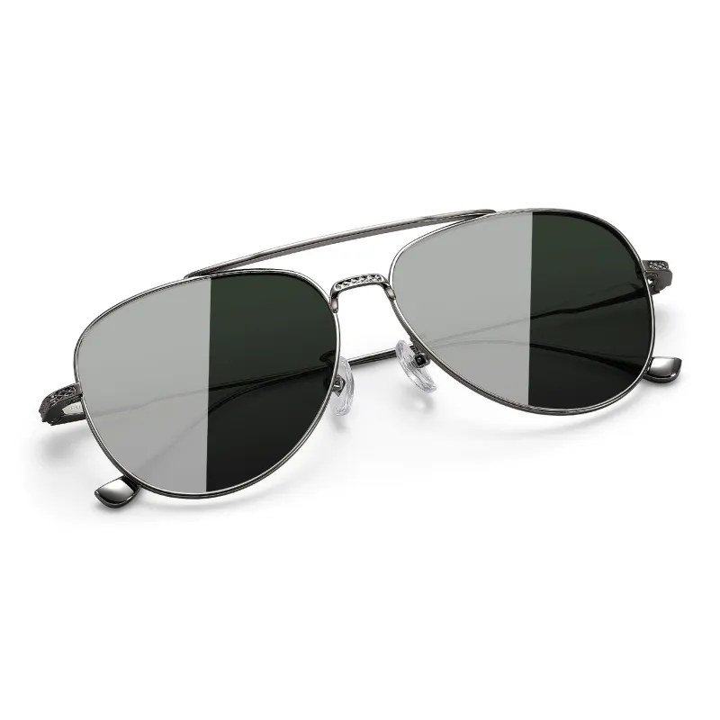 PULAIS Titanium Aviator Sunglasses Unisex-1