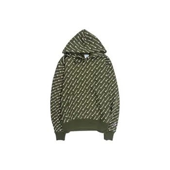 Champion Hooded Regular Sweatshirt US Version Unisex Army Green
