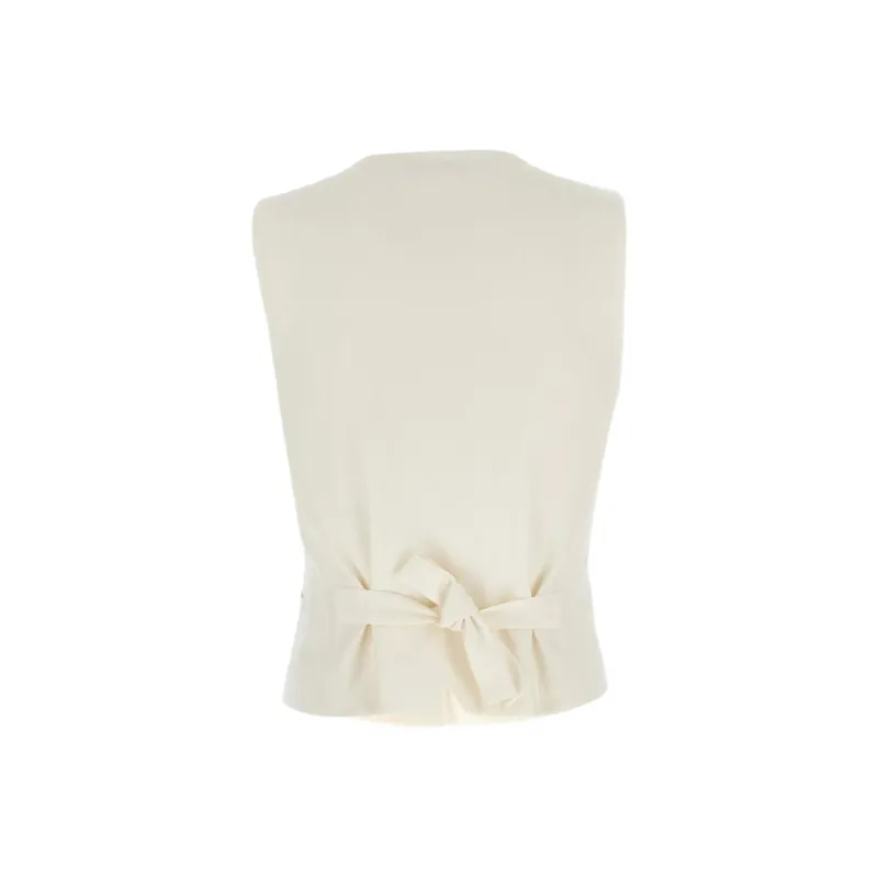 MaxMara Vests Women's White-1