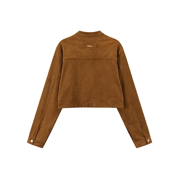 CHUU Cropped Coat Women's Pumpkin-1