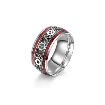 FAIRWHALE Titanium Steel Rings Unisex
