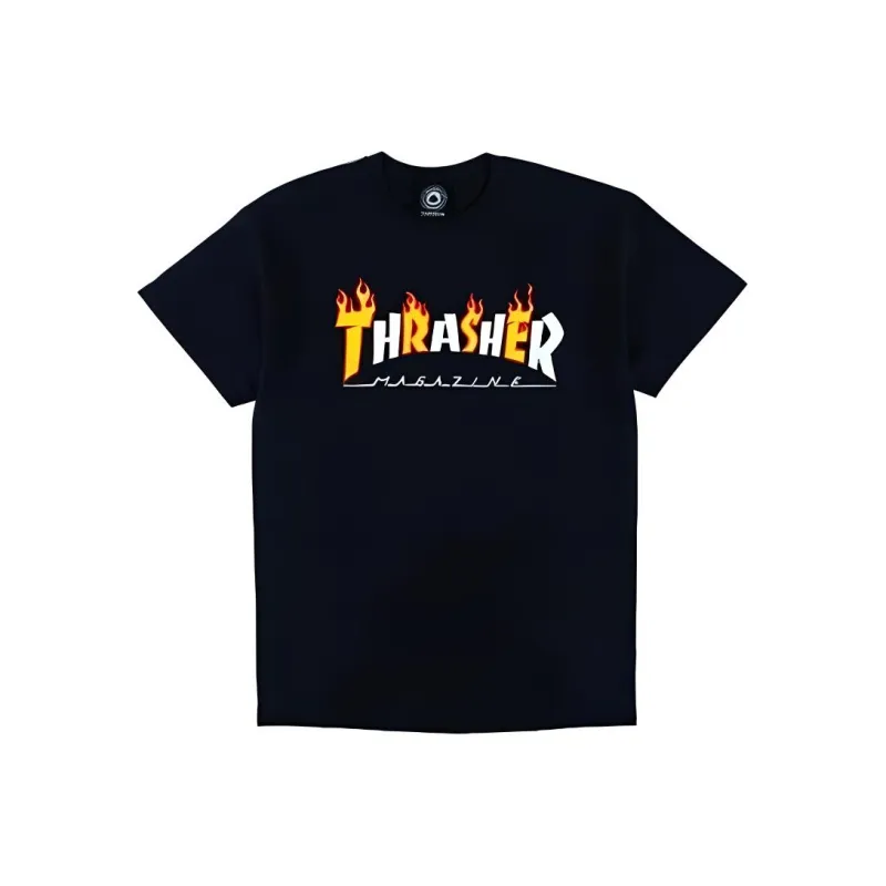 Thrasher T Shirt Unisex Black US Version-0