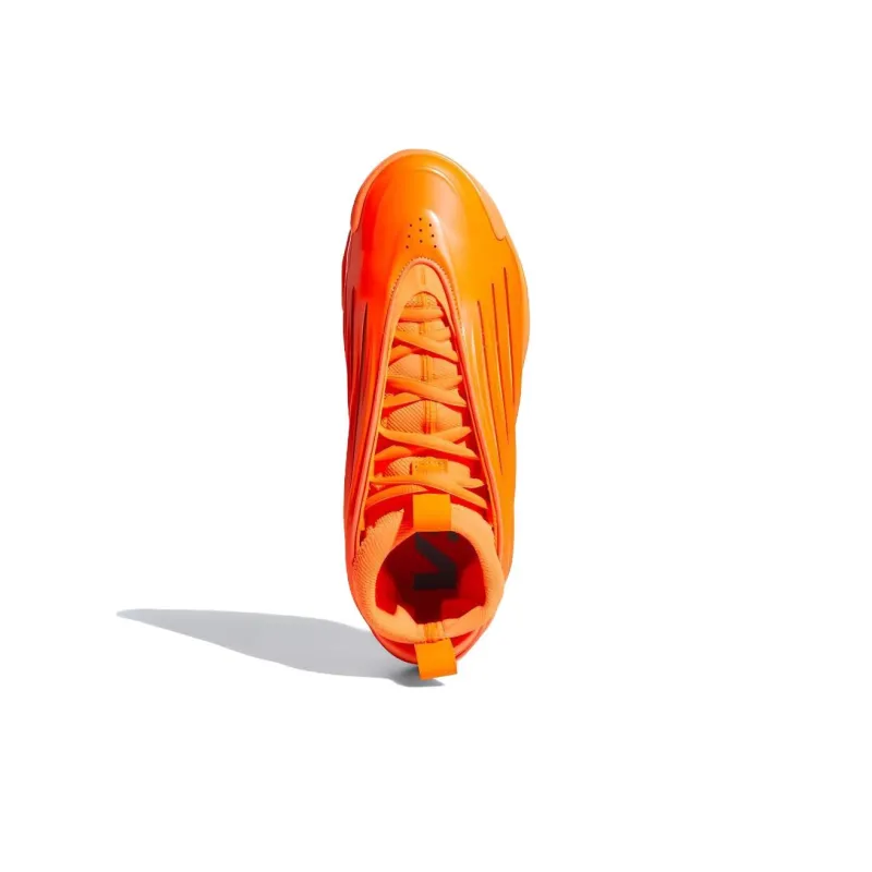 Adidas Harden Vol.9 Anti-Slip Wear-Resistant Low-Top Basketball Shoes Men's Orange-4