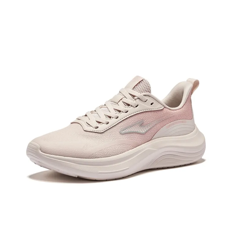 Erke Yunyi Cushioning Breathable Rebound Low Top Casual Running Shoes Women's Pink-2