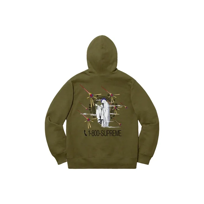 Supreme 1 800 Hooded Sweatshirt-0