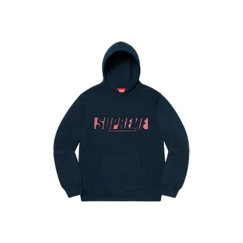 Supreme Reflective Cutout Hooded Sweatshirt