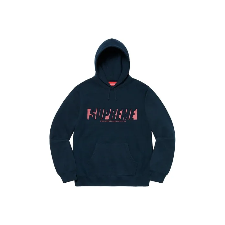Supreme Reflective Cutout Hooded Sweatshirt-0