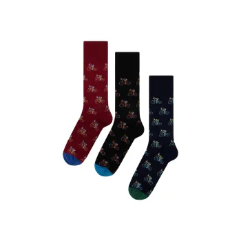 Paul Smith Three Pack Of Cotton Socks