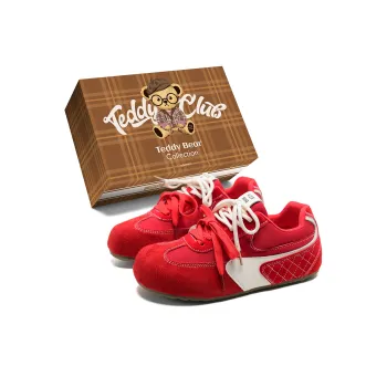 Teddy Bear Collection Slip Resistant Low Top Casual Shoes Women's