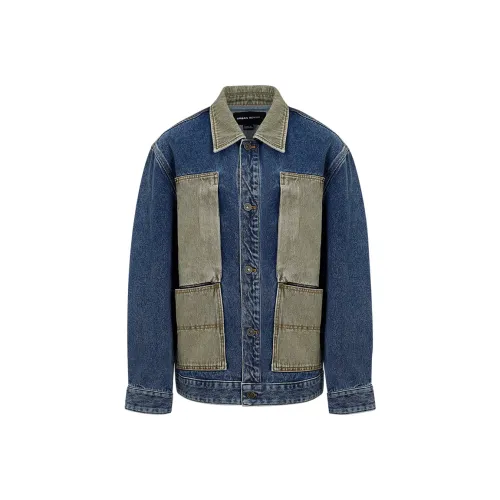 URBAN REVIVO Denim Jacket Men's Blue