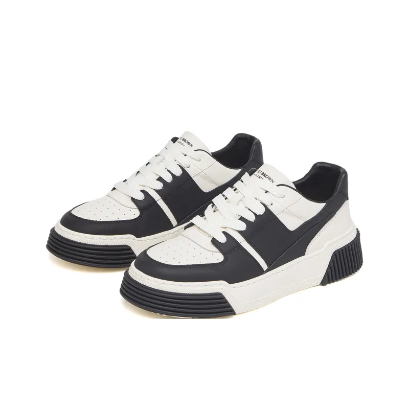 VICKI BROWN Low Top Skateboard Shoes Men's White Black-2