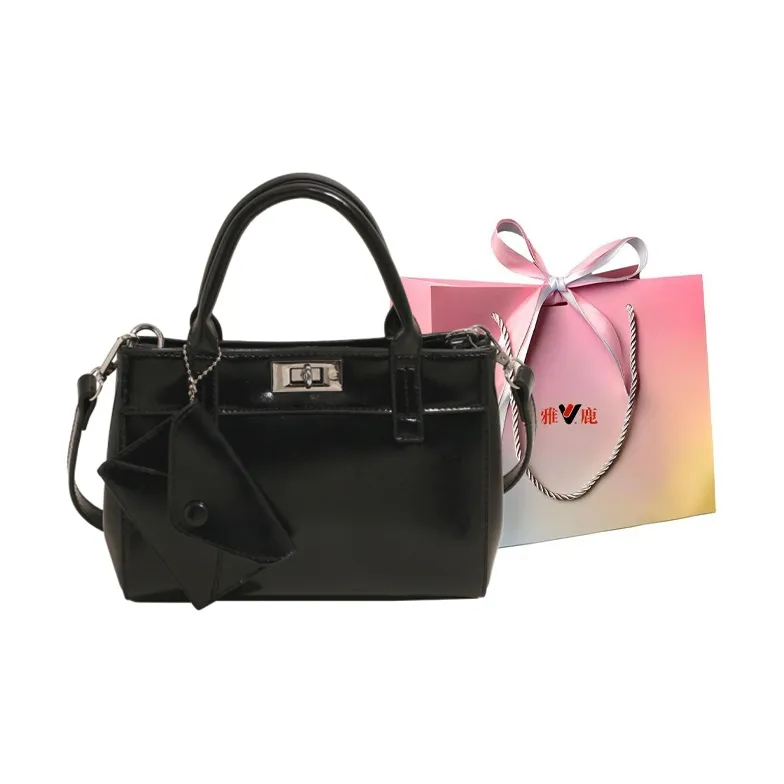 Yalu PU Handbag, Shoulder Bag, Crossbody Bag Regular Women's Black/Pink/Silver/White-0