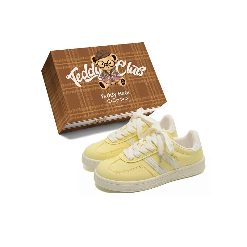 Teddy Bear Collection Low Top Skateboard Shoes Women's-24