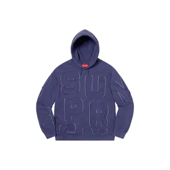 Supreme Cutout Letters Hooded Sweatshirt