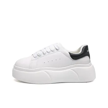 Than Than Me Low Top Skateboard Shoes Women's White Black