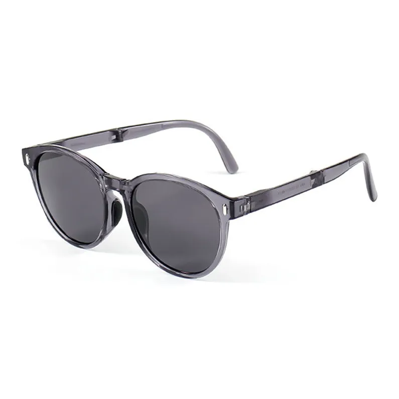 NOME TR/Memory Plastic Round Sunglasses Unisex-2