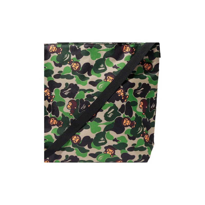 A BATHING APE Fabric Shoulder Bag, Crossbody Bag, Handbag Regular Unisex Apple Green-1