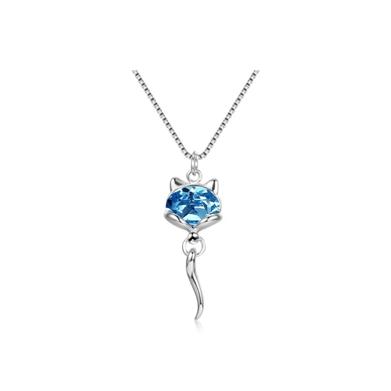 CENTURY&KINDLE S925 Silver Necklaces Women's-0