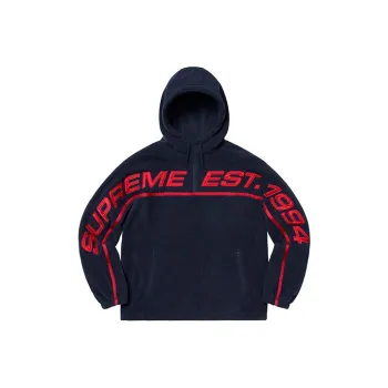 Supreme Polartec Half Zip Hooded Sweatshirt