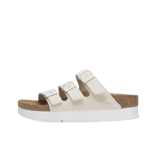 Birkenstock Abrasion Resistant Slide Slippers Women's Eggshell Color