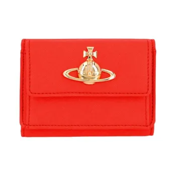 Vivienne Westwood Polyurethane Wallet Small Size Women's Red