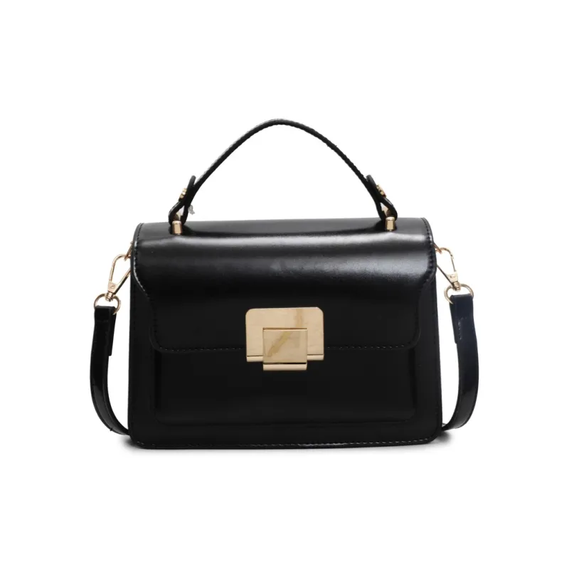 Yalu PU Handbag Women's Black/Ecru/Brown/Blue-1