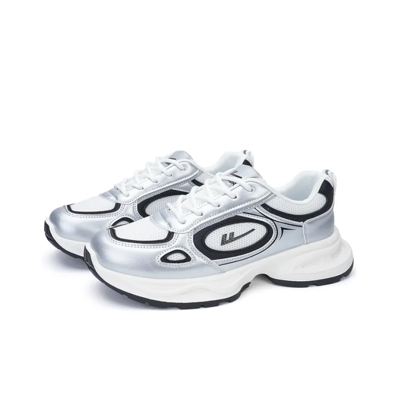 Warrior Wear resistant Non slip And Breathable Low Top Chunky Sneakers Women's-2